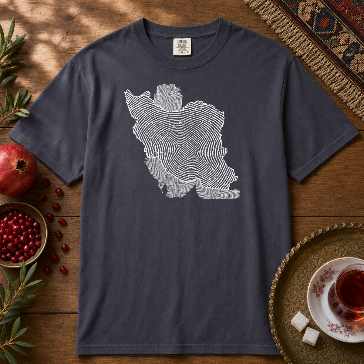 Iran is my ID Premium Tee - Navy