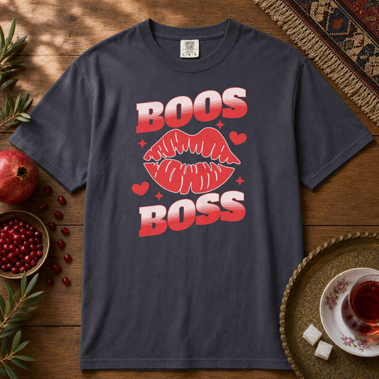 Boos Boss Premium Tee - Navy