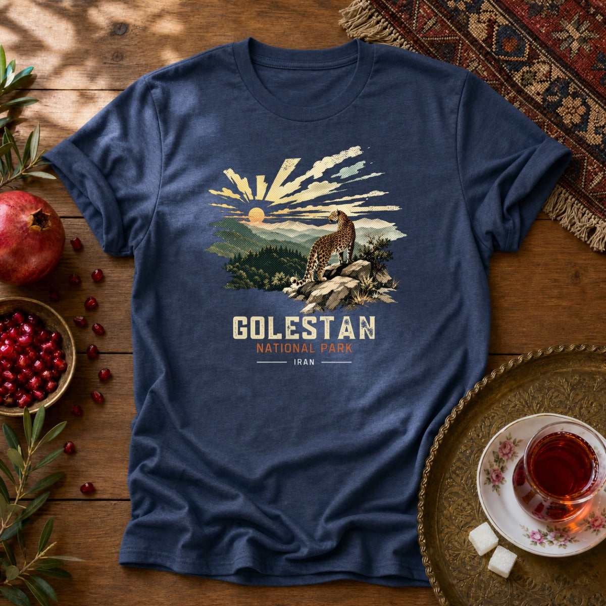 Golestan National Park 1 Unisex T-Shirt - Navy