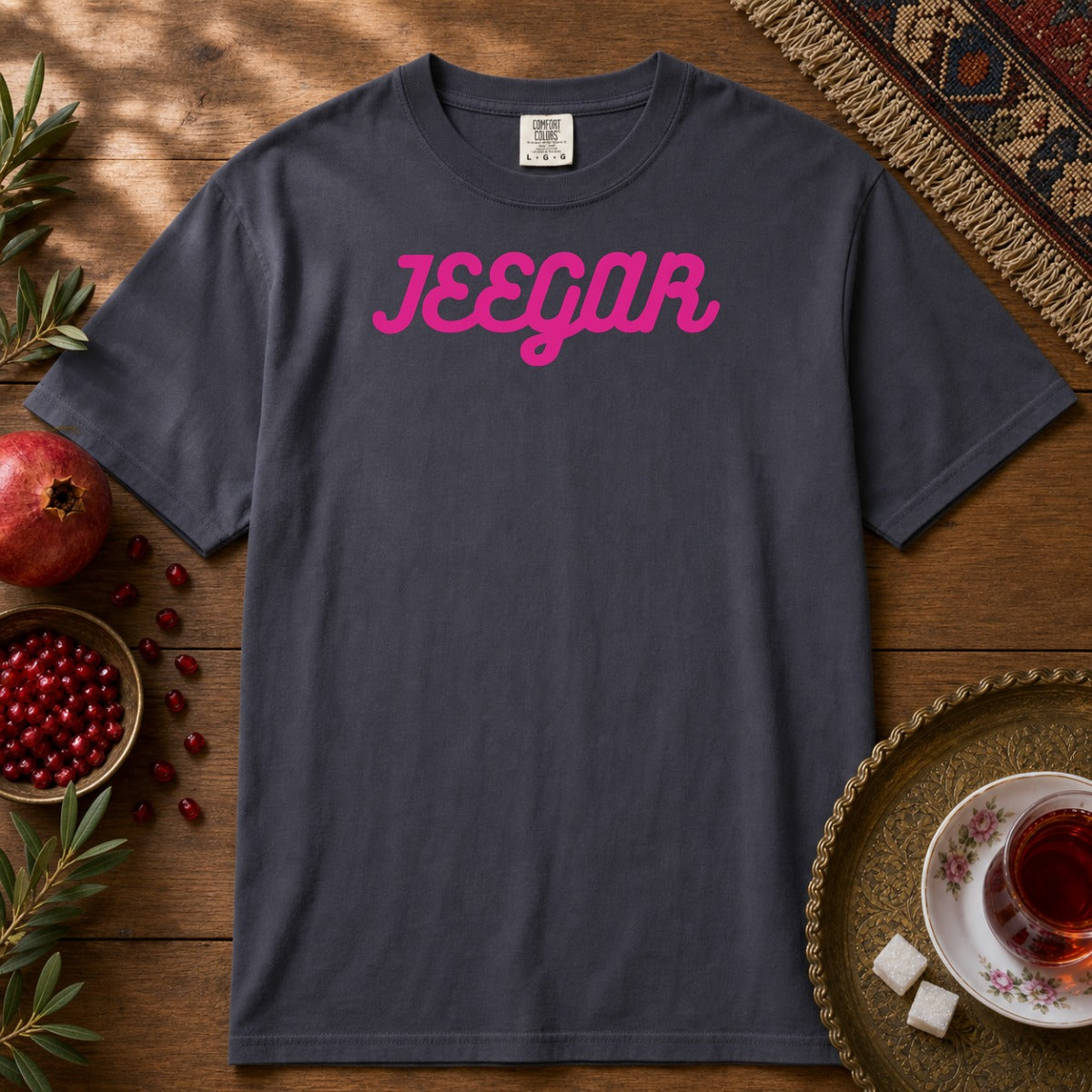 Jeegar Premium Tee - Navy