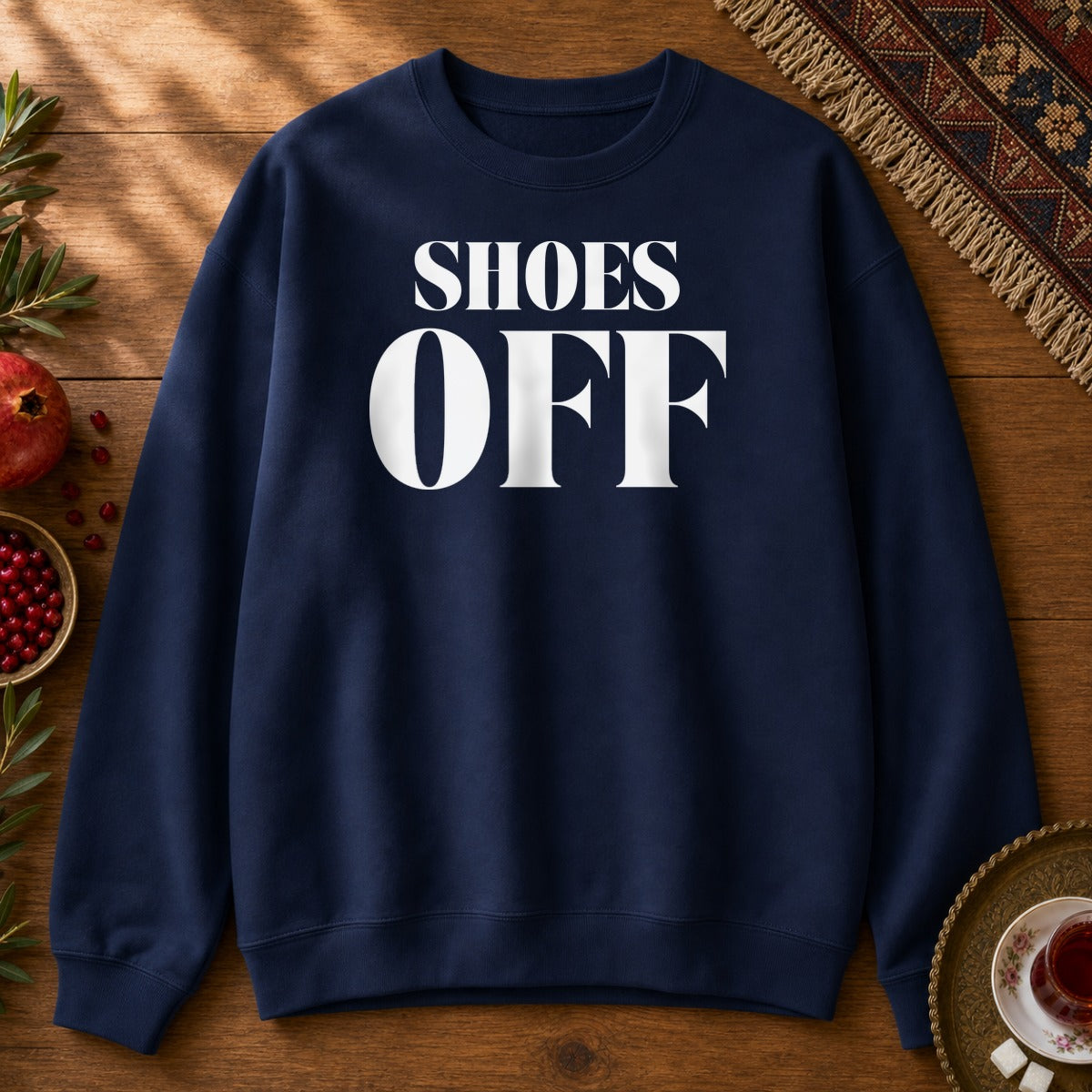 Shoes Off Sweatshirt - Navy