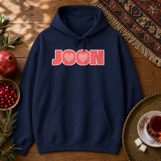 Joon Floral Hoodie - Navy