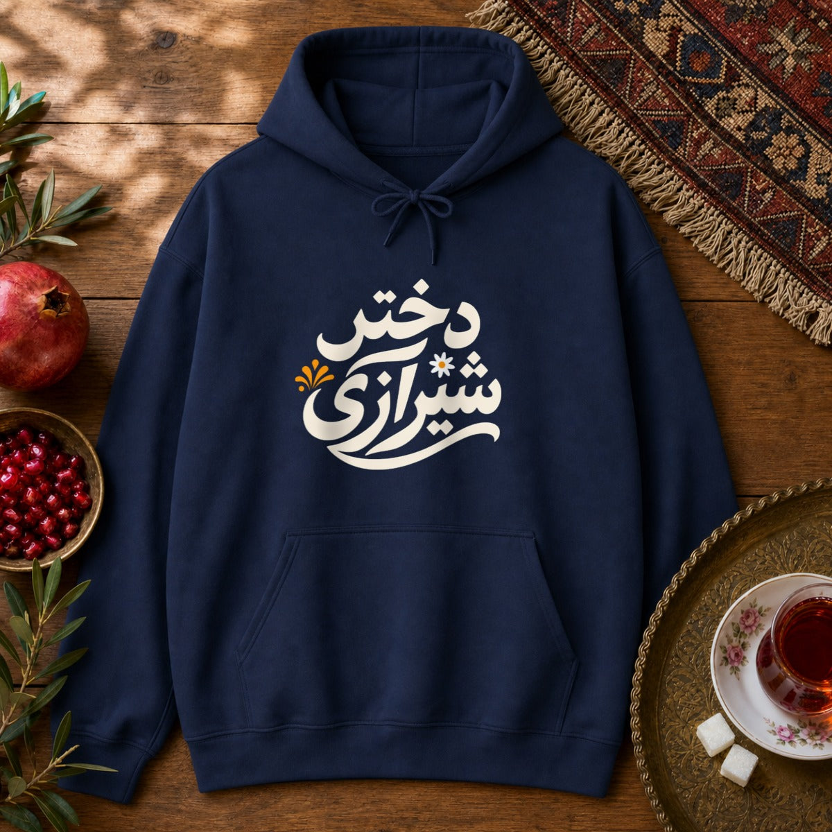 Dokhtar Shirazi Hoodie - Navy