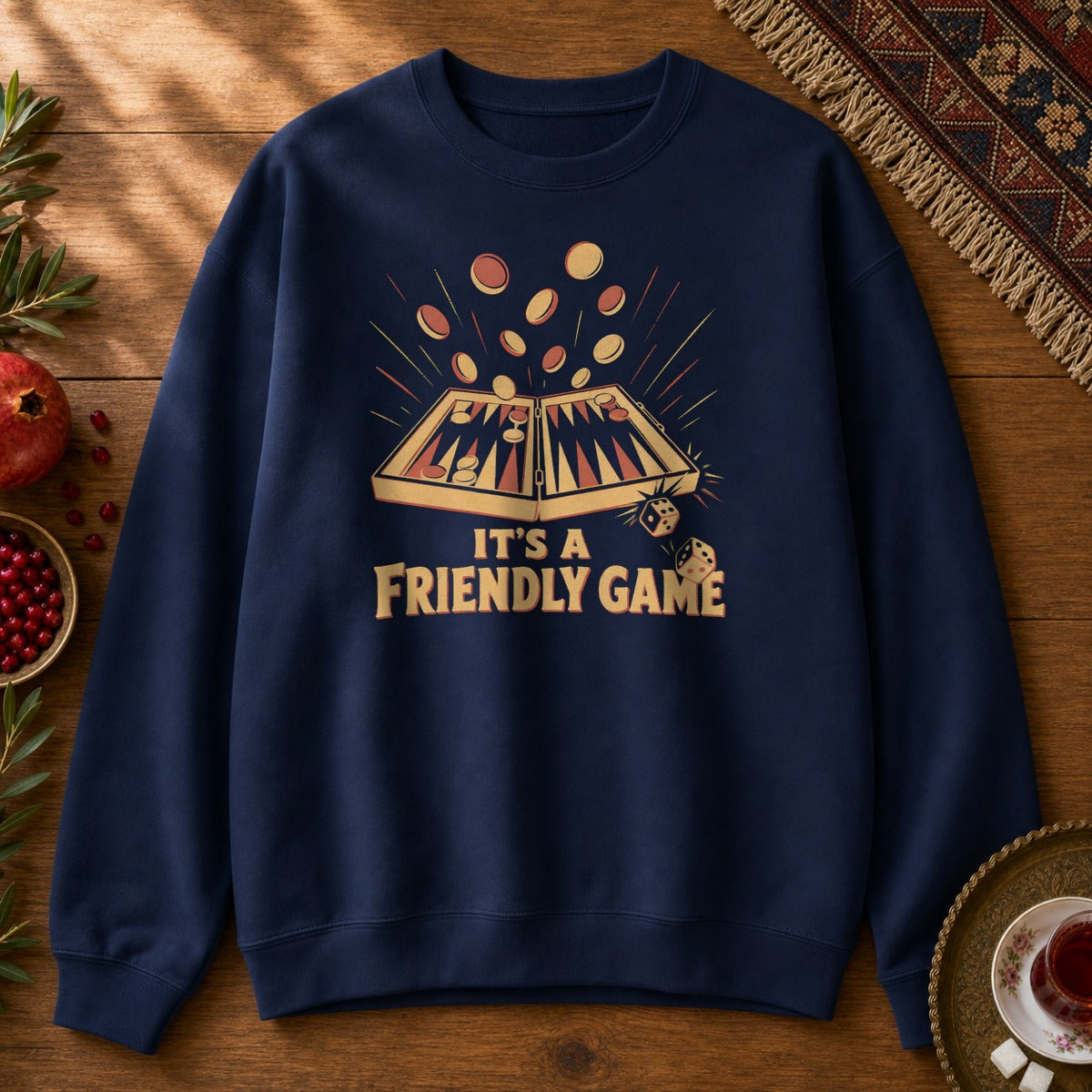 It's a Friendly Game Sweatshirt - Navy