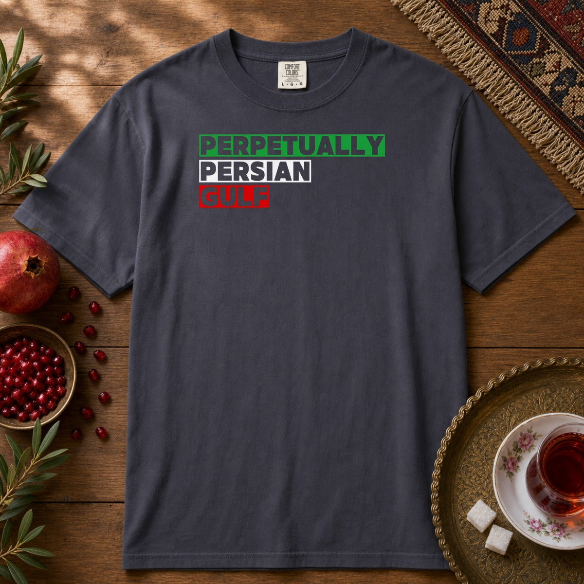 Perpetually Persian Gulf Premium Tee - Navy