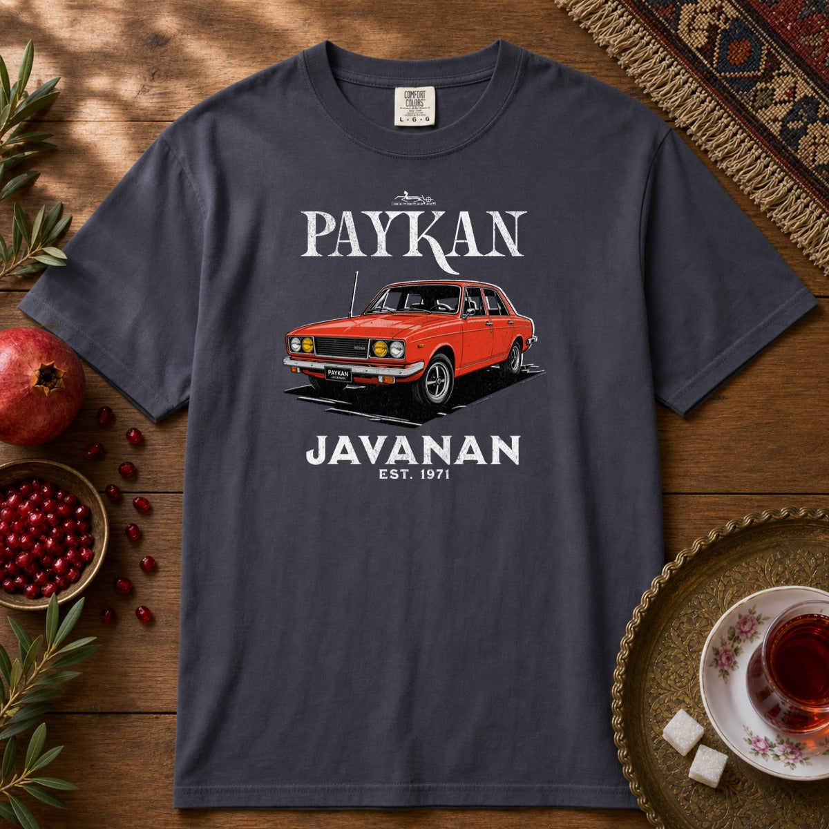 Paykan Javanan Premium Tee - Navy