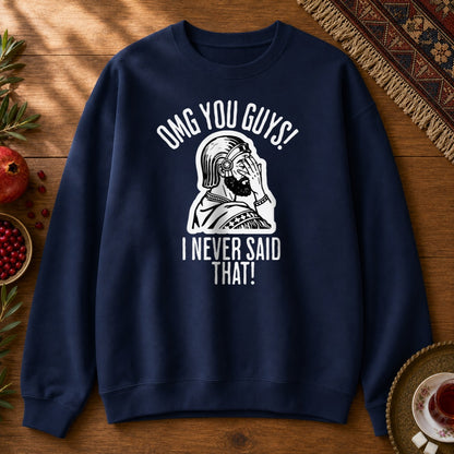 I Never Said That - Cyrus the Great Sweatshirt - Navy