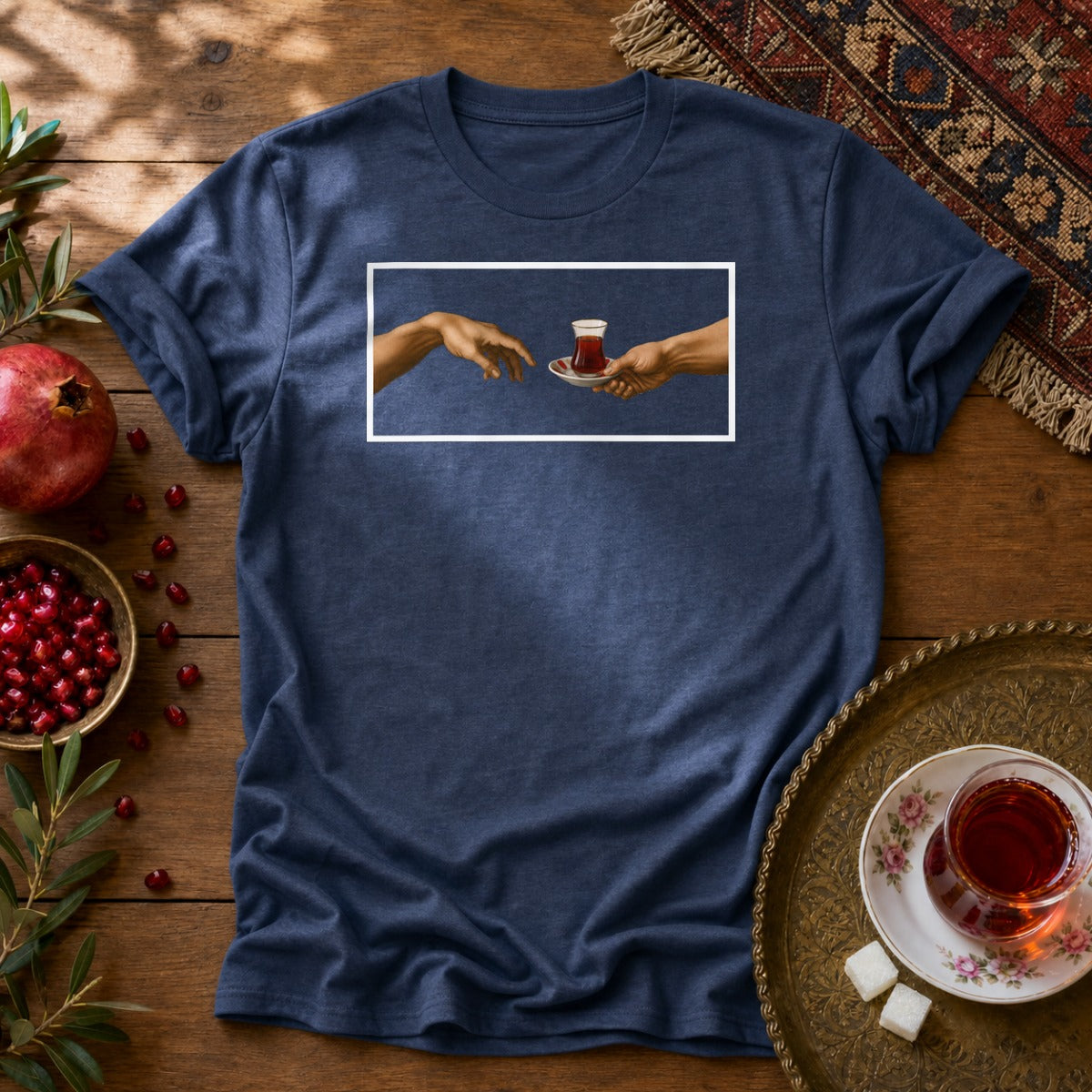 The Creation of Chayee Unisex T-Shirt - Navy
