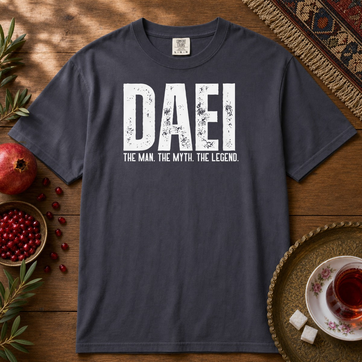 Daei, the myth Premium Tee - Navy