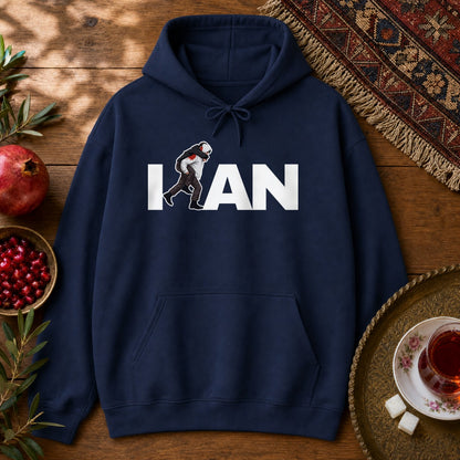 Iran's Fighter (Hamid Mahdavi) Hoodie - Navy