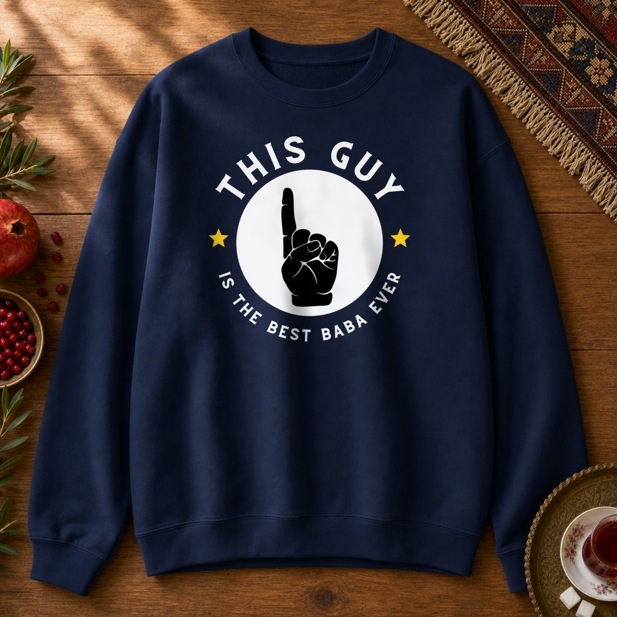 This guy is the best Baba Sweatshirt - Navy