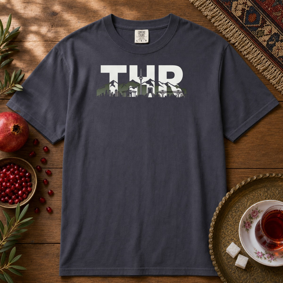 THR Premium Tee - Navy