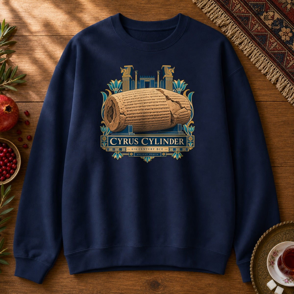 Cyrus Cylinder Sweatshirt - Navy
