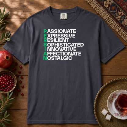 Persian Traits  Premium Tee - Navy