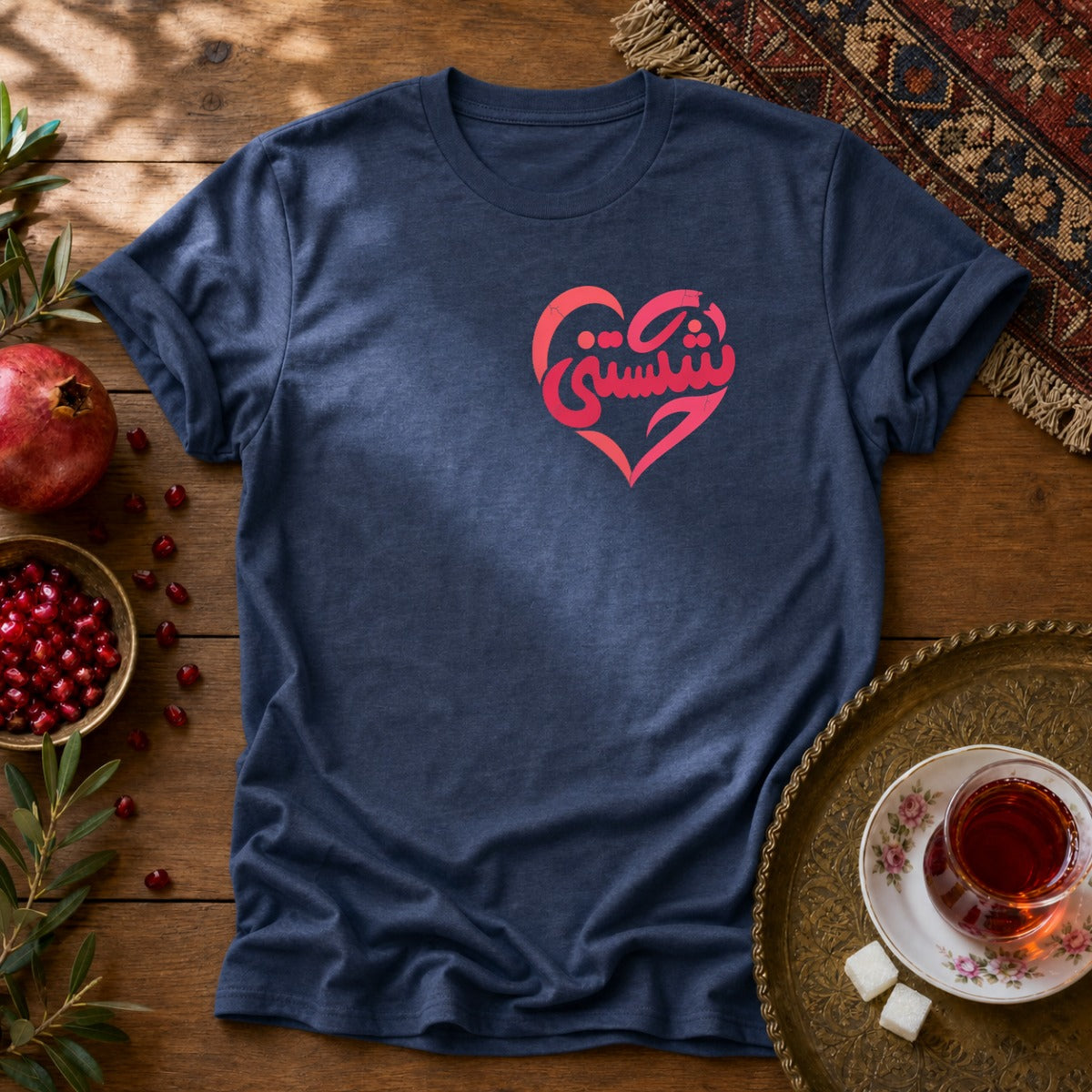 Shekastani Unisex T-Shirt - Navy