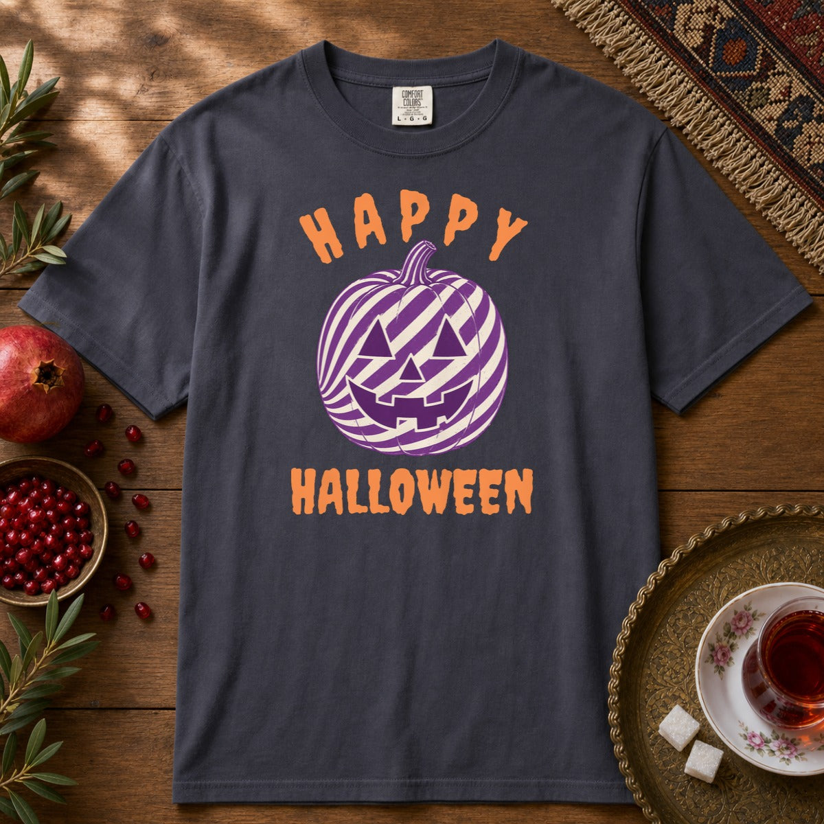 Happy Halloween - Toop Plastici Premium Tee - Navy