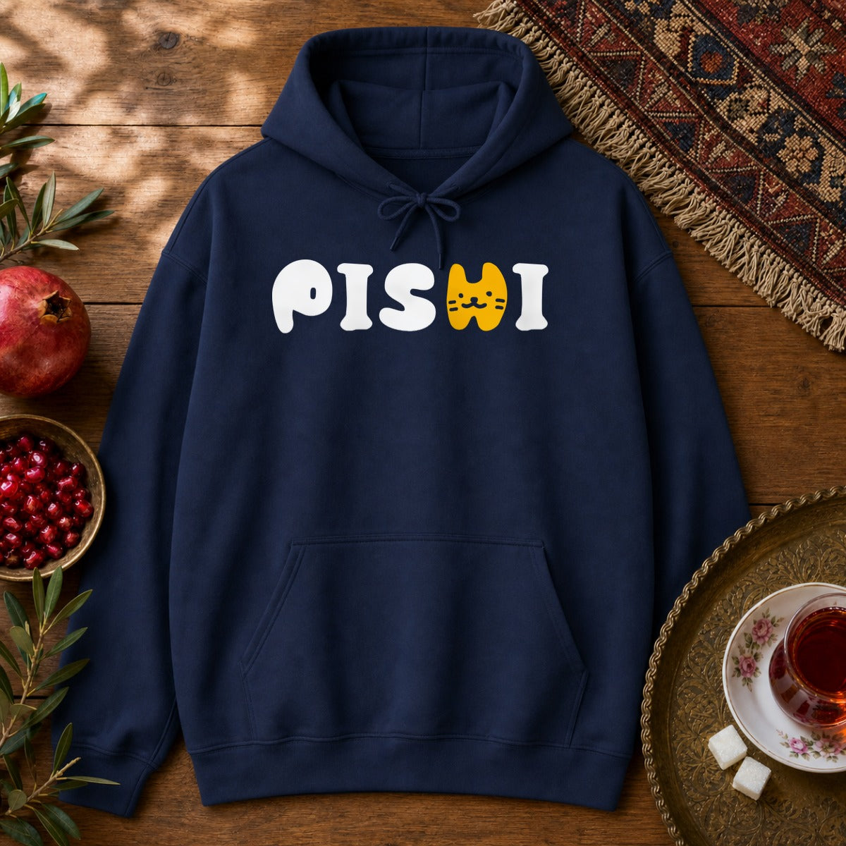 Pishi Type Hoodie - Navy