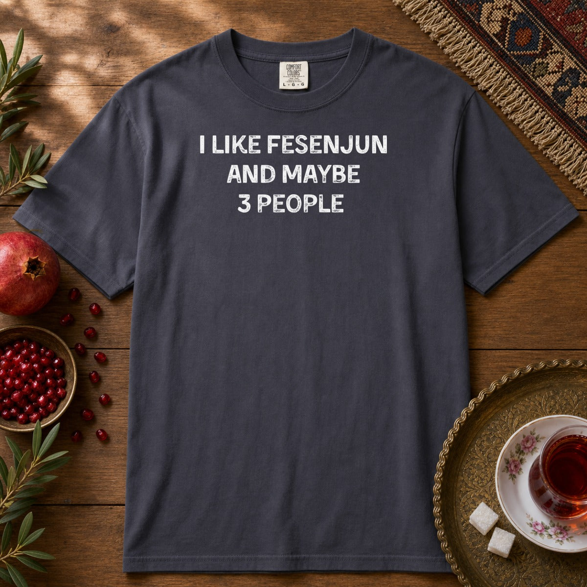 I Like Fesenjun Premium Tee - Navy
