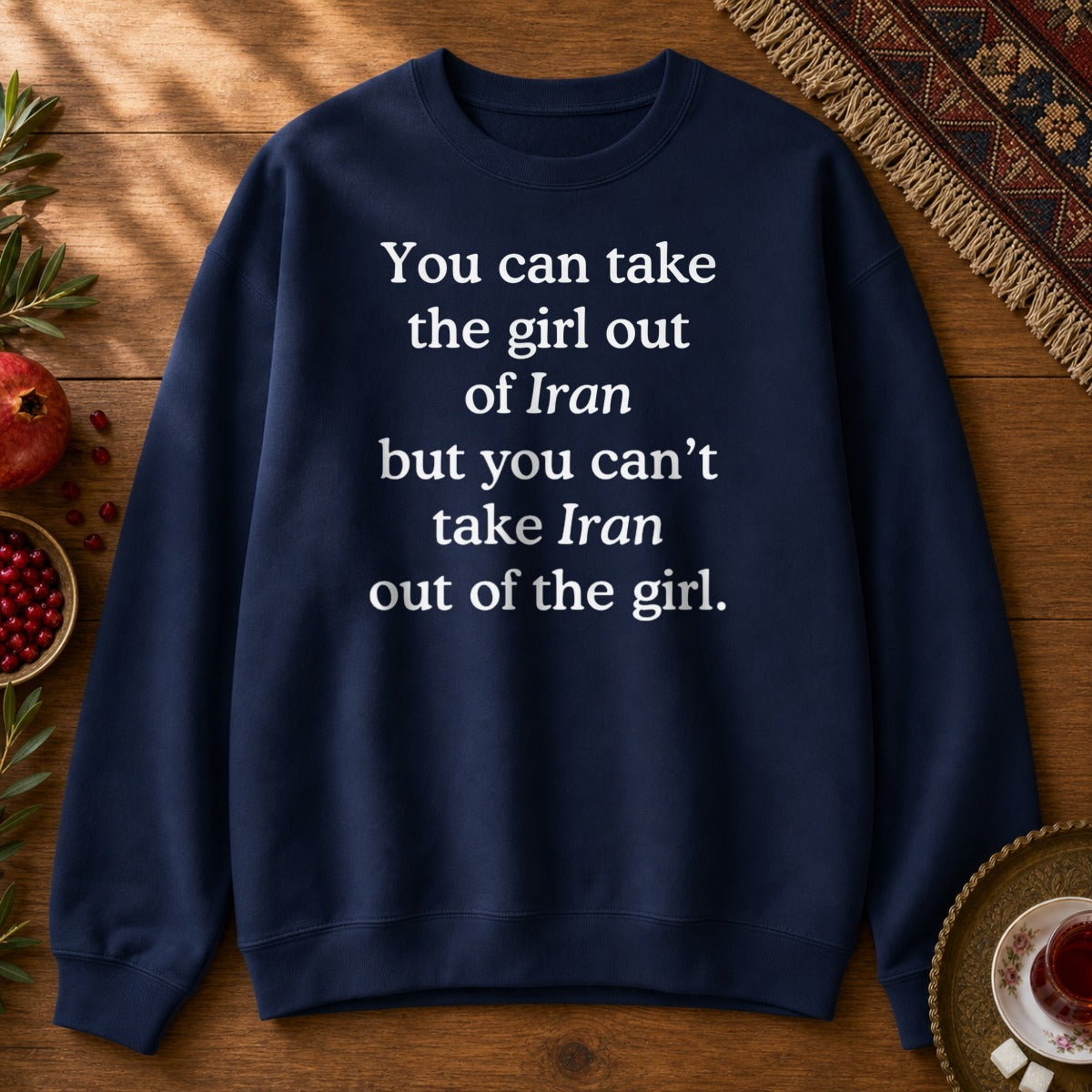 Girl out of Iran Sweatshirt - Navy