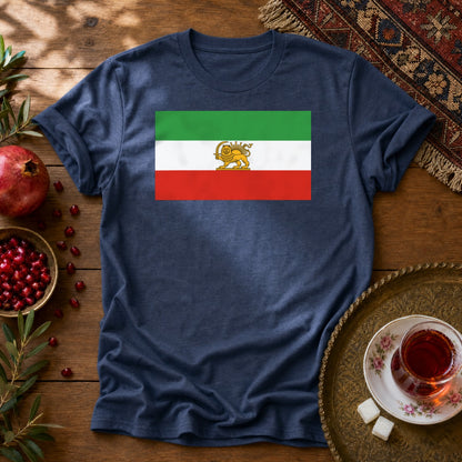 Shir-o-Khorshid (Lion & Sun) Unisex T-Shirt - Navy
