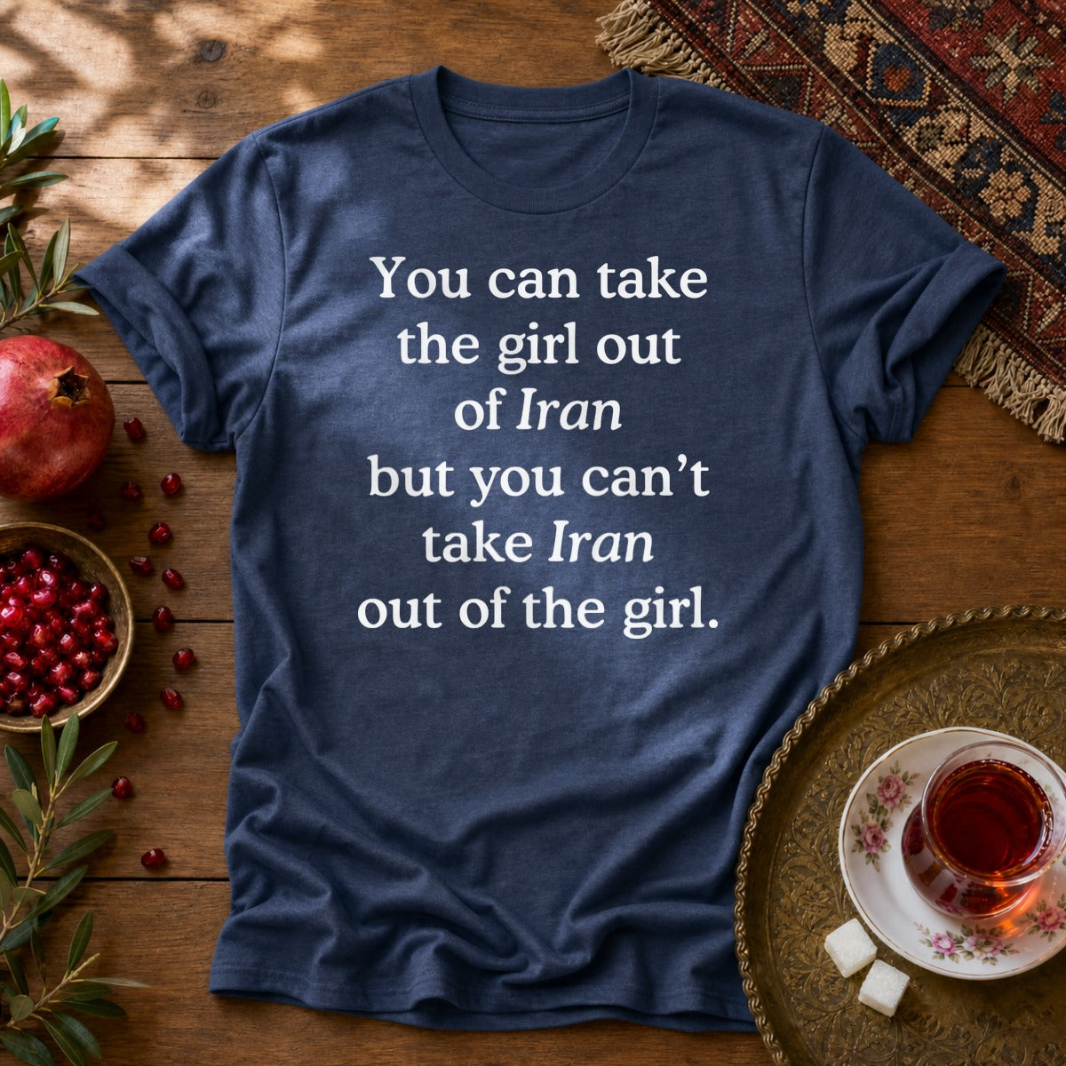Girl out of Iran Unisex T-Shirt - Navy