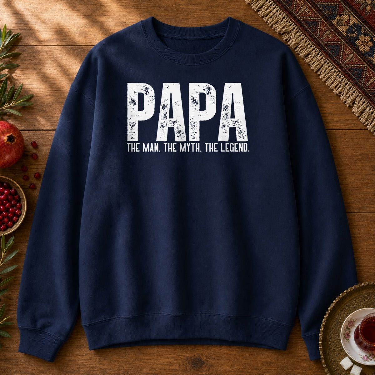 Papa, the myth Sweatshirt - Navy