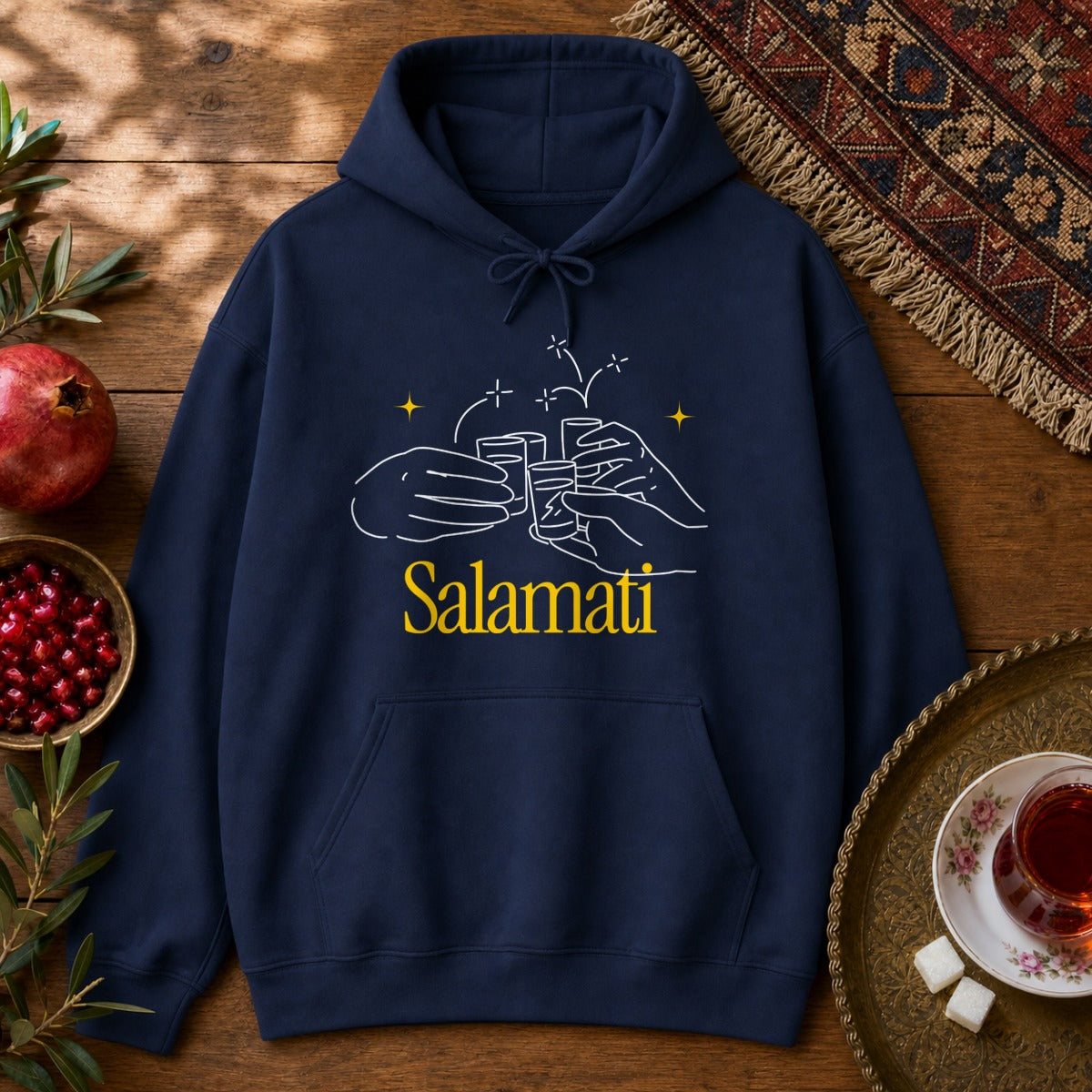 Salamati Shots Hoodie - Navy