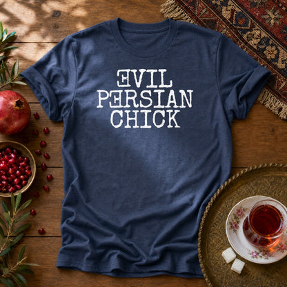 Evil Persian Chick Unisex T-Shirt - Navy