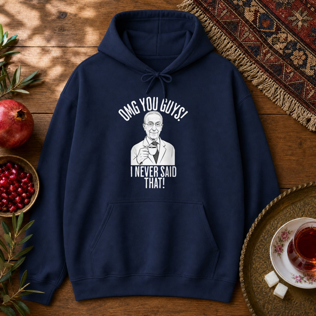 I Never Said That - Professor Samii Hoodie - Navy
