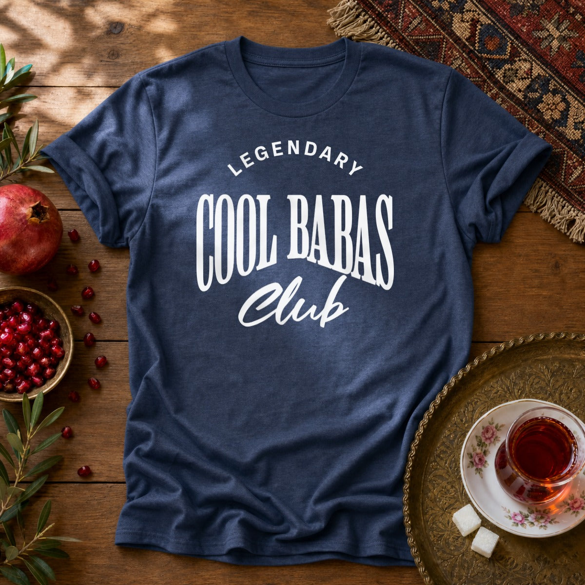 Cool Babas Club Unisex T-Shirt - Navy