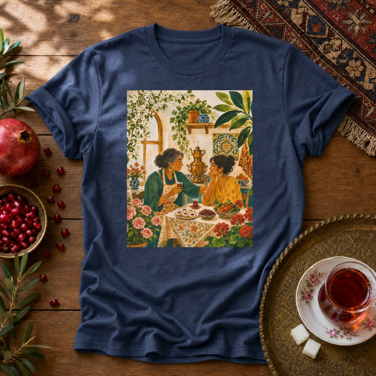 Maman's Kitchen Unisex T-Shirt - Navy