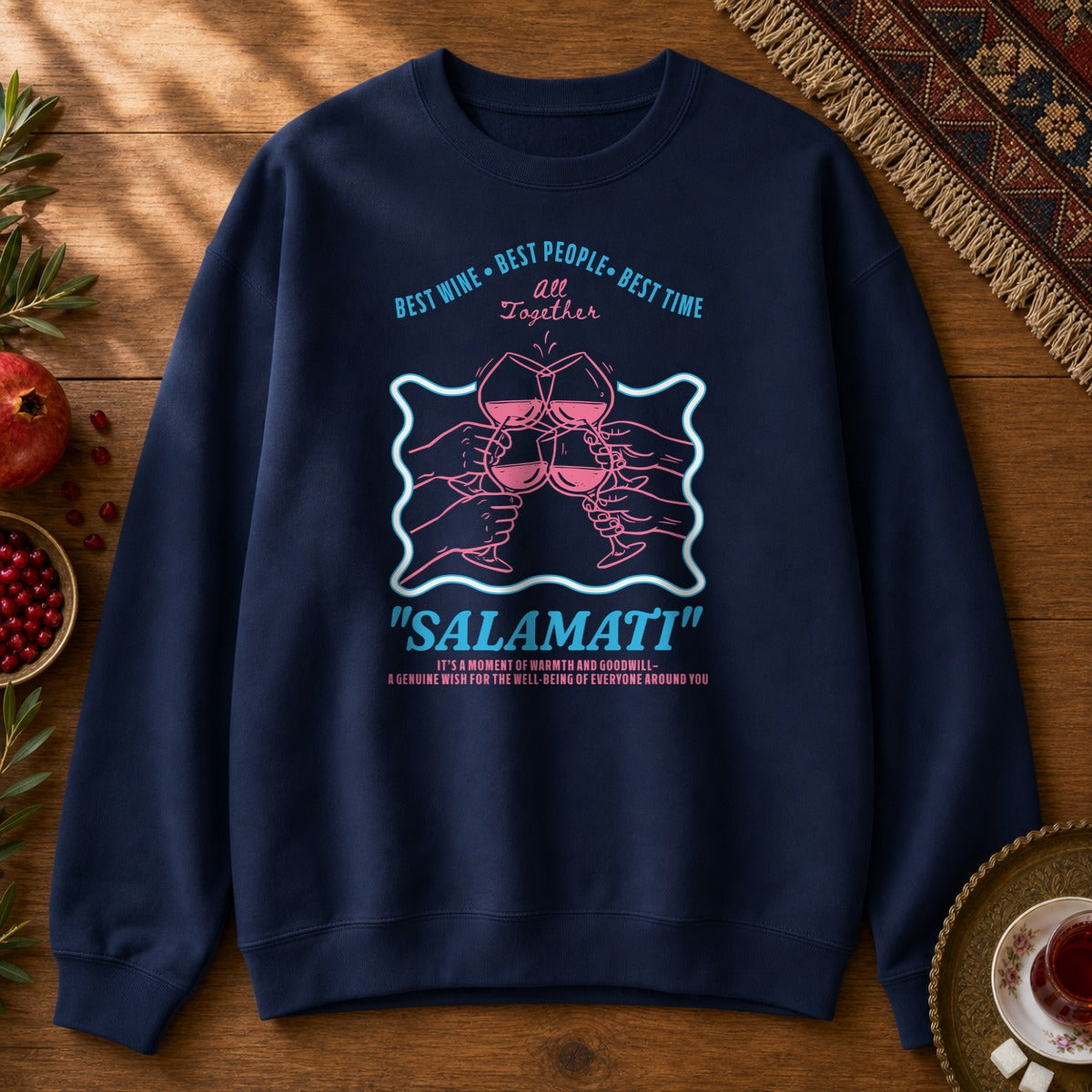 Salamati Explained Sweatshirt - Navy