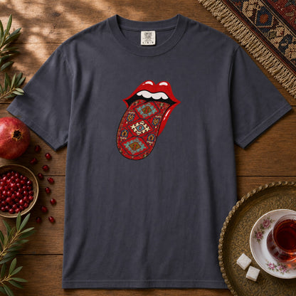 Hot Lips Premium Tee - Navy