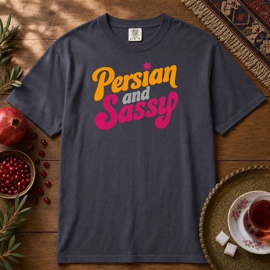 Persian and Sassy Premium Tee - Navy
