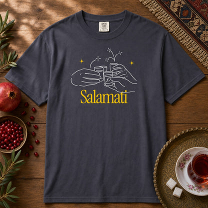 Salamati Shots Premium Tee - Navy