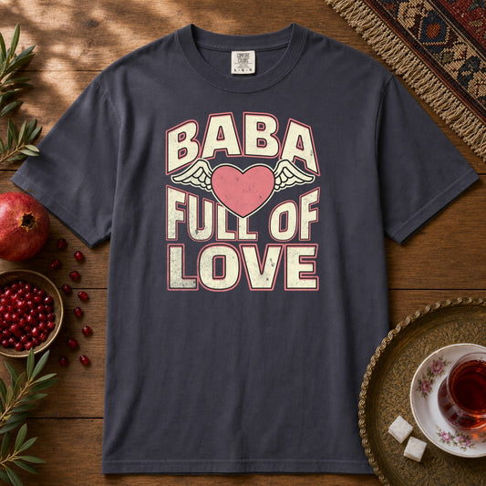 Baba Full of Love Premium Tee - Navy