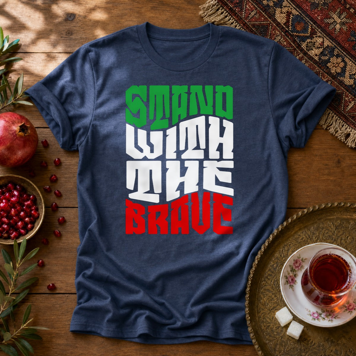 Stand with the Brave Unisex T-Shirt - Navy
