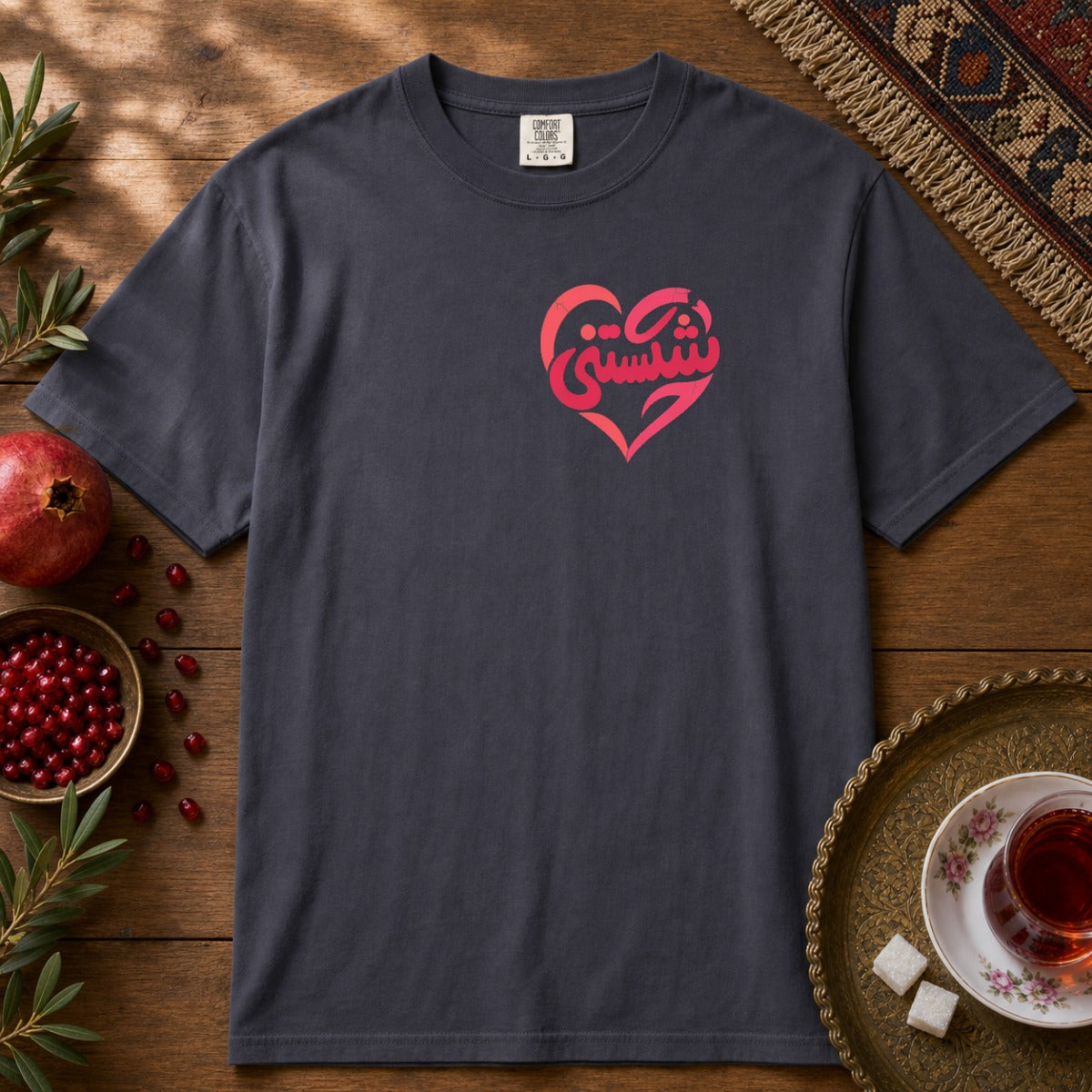 Shekastani Premium Tee - Navy