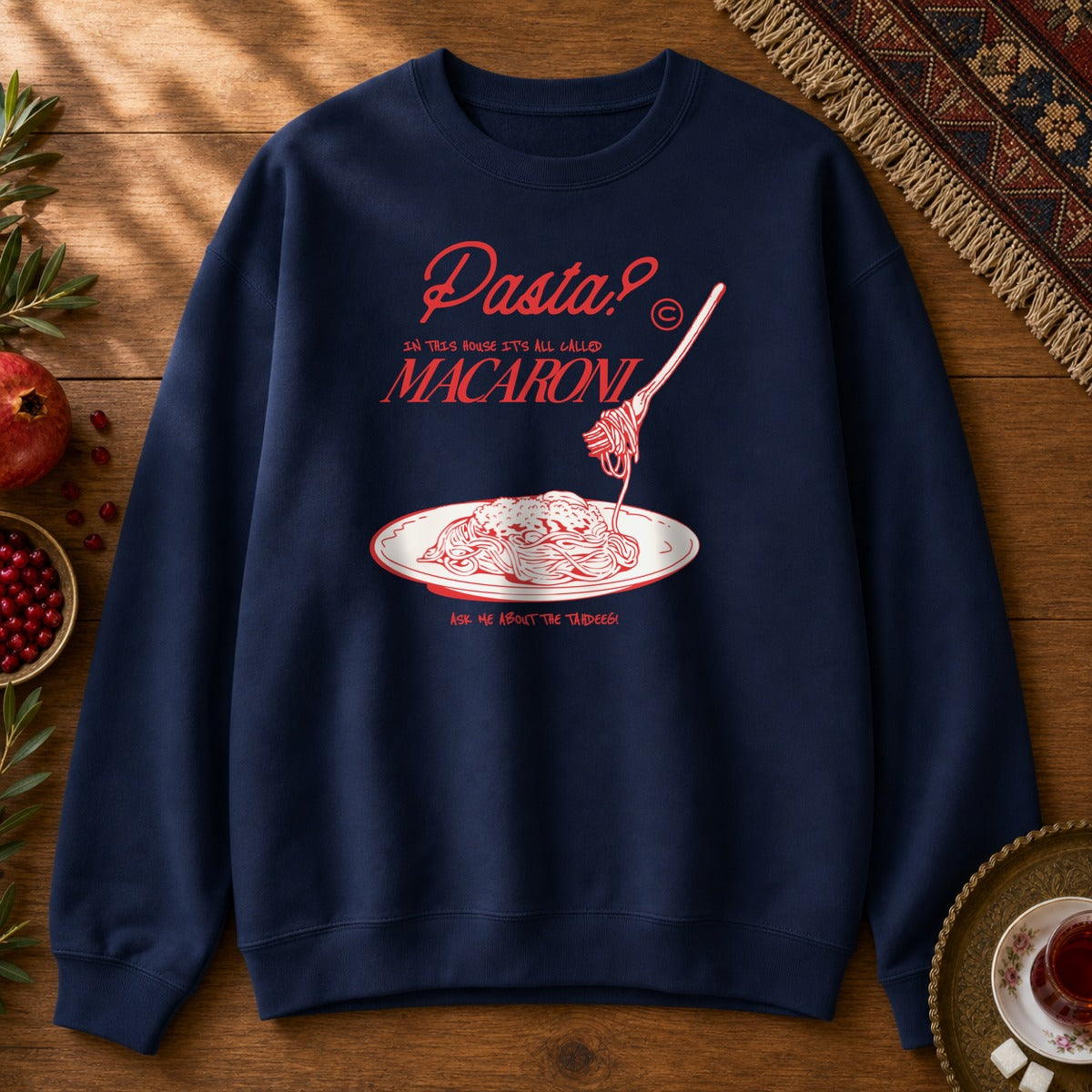 It's All Macaroni Sweatshirt - Navy