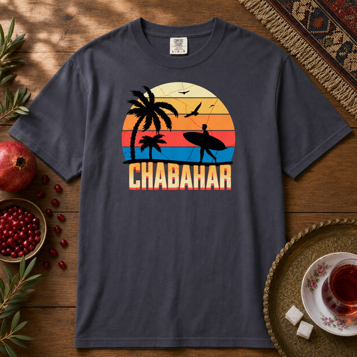 Chabahar Premium Tee - Navy