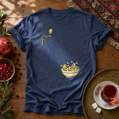Diving Pistachio Unisex T-Shirt - Navy