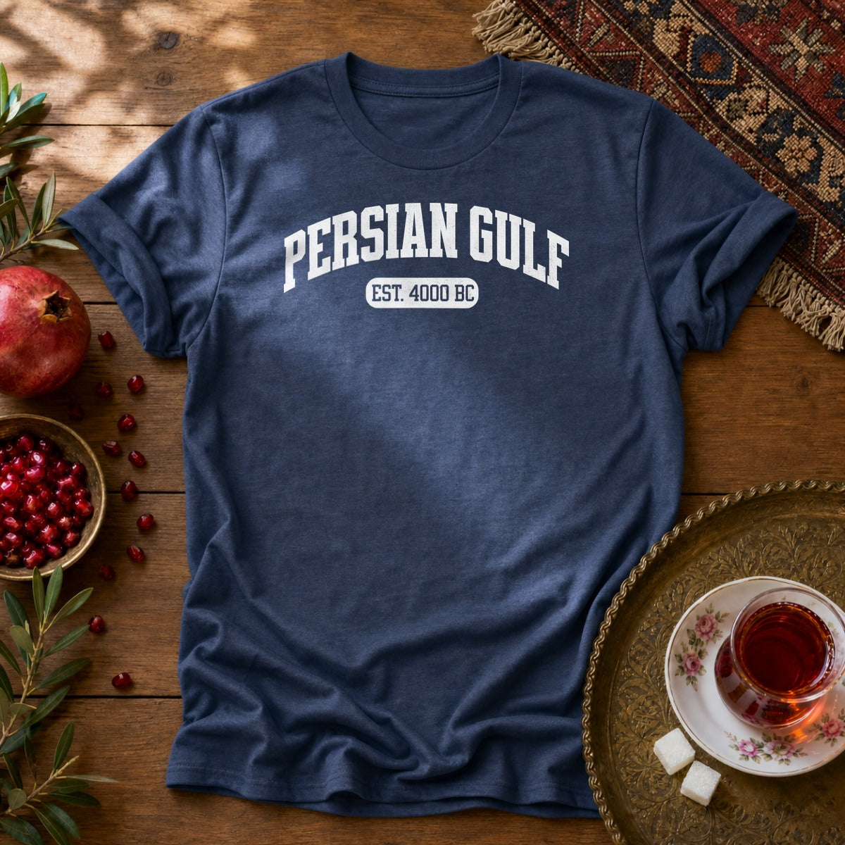 Persian Gulf Est. 4000 BC Unisex T-Shirt - Navy