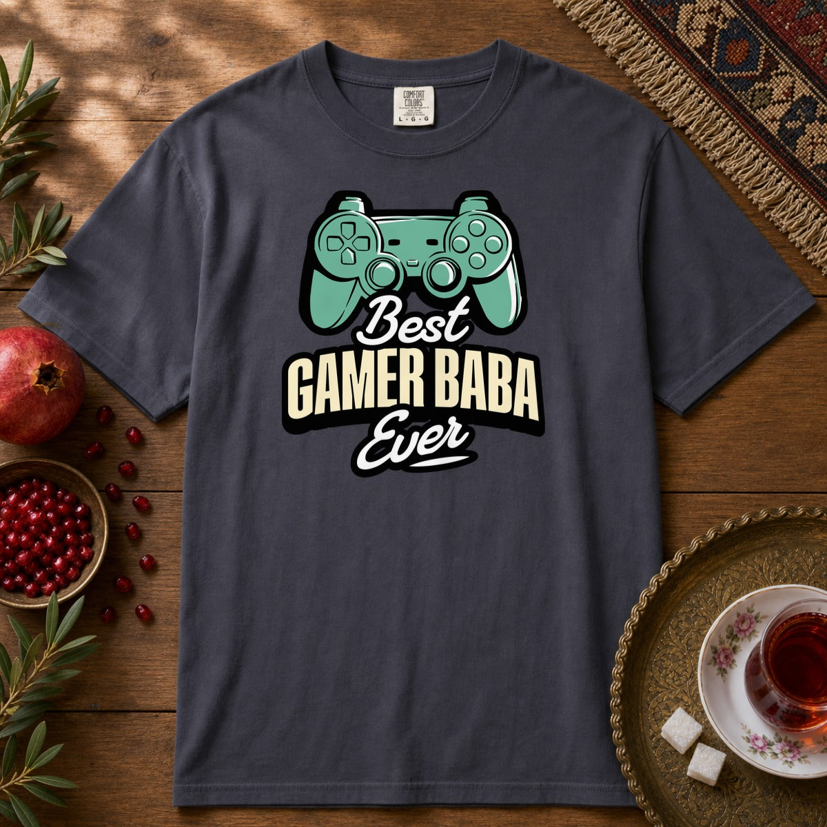 Gamer Baba Premium Tee - Navy