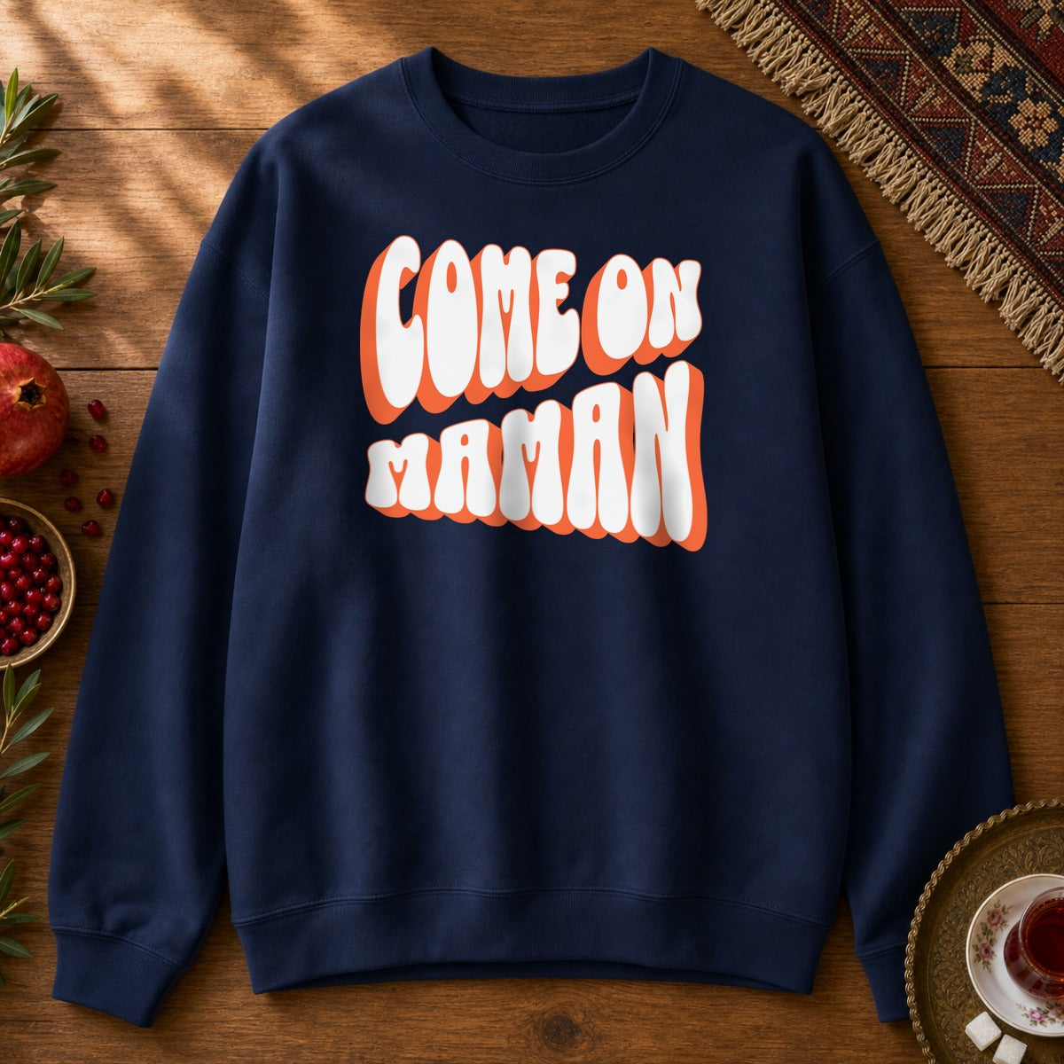 Come On Maman Sweatshirt - Navy