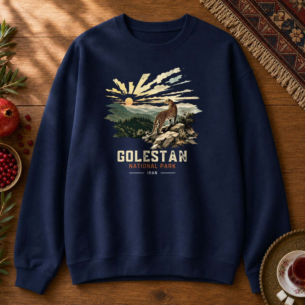 Golestan National Park 1 Sweatshirt - Navy