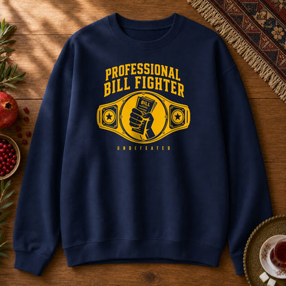 Professional Bill Fighter Sweatshirt - Navy
