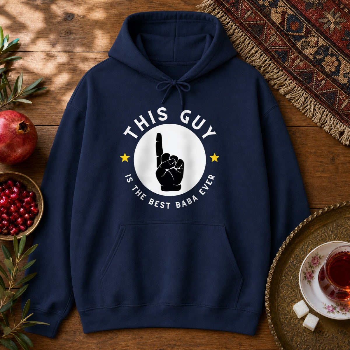 This guy is the best Baba Hoodie - Navy