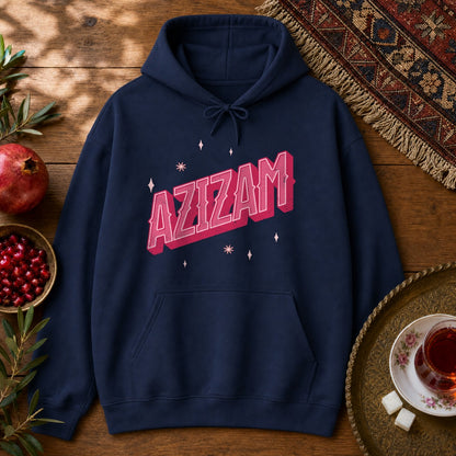 Azizam Vintage Hoodie - Navy