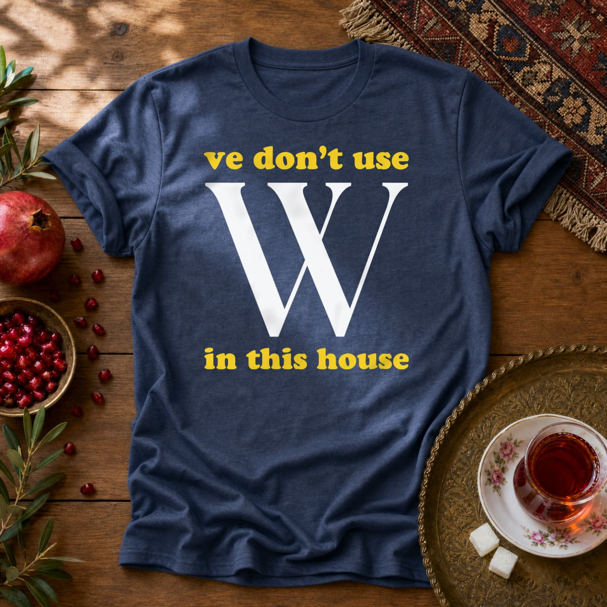 Ve Don't Use W Unisex T-Shirt - Navy