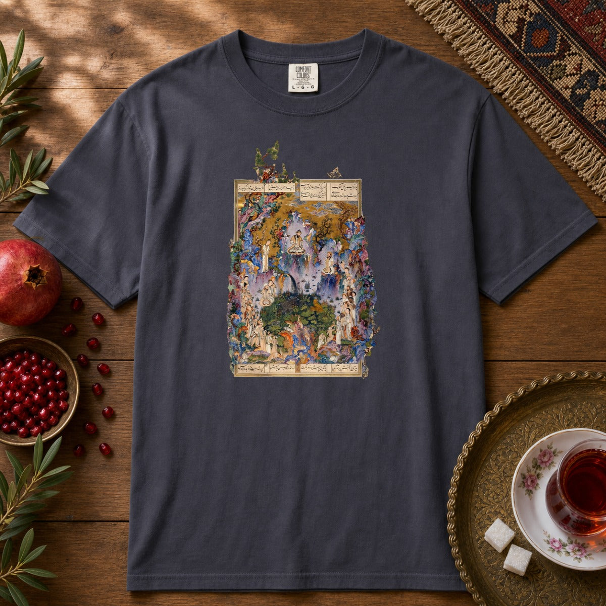 Court of Keyumars Premium Tee - Navy